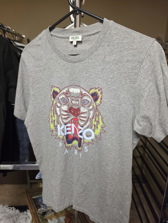 Kenzo Other - Kenzo Gray Tee with Multicolor Tiger